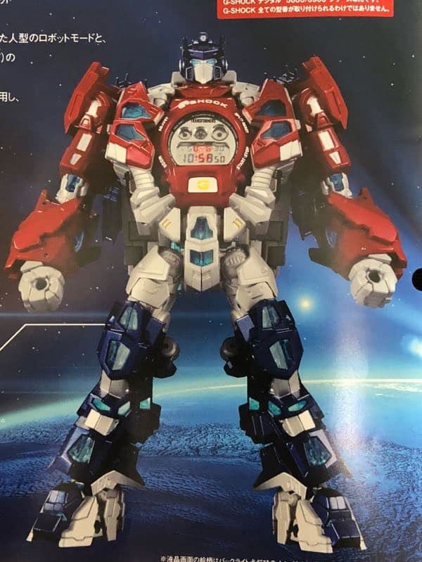 G Shock X Transformers Master Optimus Prime Resonant Mode Crossover Merchandise  (1 of 7)